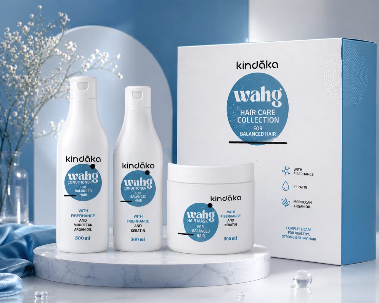 Balanced Protein Hair Care Set – Kindaka